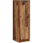 vidaXL Schoenenkast 29,5x35x100,5 cm bewerkt hout oud houtkleurig