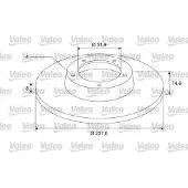 Valeo 675410 Remschijf