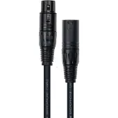 Yellow cable ECO M05X - XLR Male naar XLR Female microfoonkabel 5m Zwart