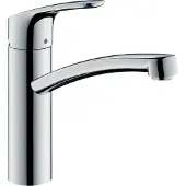 Hansgrohe Focus E2 1-gats keukenkraan m. draaibare uitloop chroom