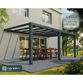 Canopia By Palram Aluminium terrasoverkapping Stockholm Palram - Canopia 3,4 x 5,9 m grijs
