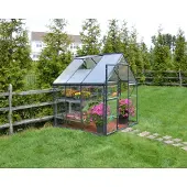 Palram - Canopia Aluminium Kas Hybrid 66, antraciet, 185x185x208 cm
