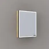 Thebalux Exclusief Sunny Solana opbouwspiegelkast 60x70cm 1 deur 95W eiken licht