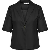 ONLY Carbaia Linnen Blazer Dames Zwart 42