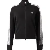 Adidas Gebreid vest 'Firebird' zwart / wit