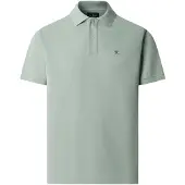 Hackett London Heren Groene Slim Fit-polo met logo (XL), Casual, Katoen, Klassiek, Korte mouwen HM5600203