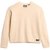 Superdry Trui 'Essential' beige / zwart