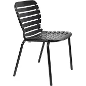 Zuiver Vondel Tuinset - Tuintafel en 6 Stoelen - Zwart