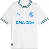 Puma Voetbalshirt - Marseille Homes 26/27 - White/Team R - - 6 jaar (116) - Voetbalshirts
