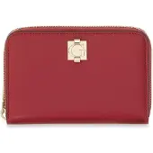 GUESS portemonnee Audrey SLG Zip Around Wallet Dark Cherry rood