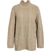 Noisy May Gebreide pullover met opstaande kraag en wol, model 'HAYDA'