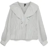Vero Moda Blouse 'VMKAJA' zwart / wit