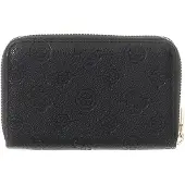 GUESS portemonnee Ella Logo SLG Zip Around Black Logo zwart