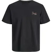 Jack & Jones Heren backprint t-shirt jjbali gebloemd