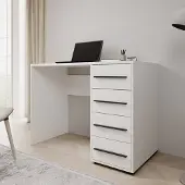 Meubella - Montalo - Bureau - Wit - 120x60x75 cm