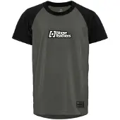 Horsefeathers - Kid's Spike Bike Jersey - Fietsshirt S, grijs