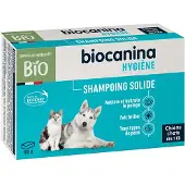 Biocanina Hygiëne Vaste Shampoo voor Honden en Katten Bio 100 g