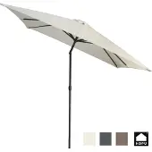 Kopu alicante parasol vierkant 230x230 cm met windvanger -