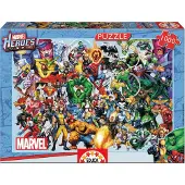 Marvel Educa Alle superhelden van - 1000 stukjes