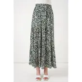 Big Dart Maxi Gekleed Comfortabele Pasvorm Rok