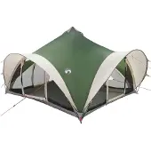 vidaXL Tipi Tent met dak Groen 18-Persoons Polyester en Staal