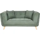 Beliani HABO - Tweezitsbank - Groen - Polyester