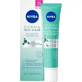 Nivea DERMA Skin Clear Dagelijkse Verzorgende Nacht Exfoliant - Gezichtsreiniger - Met Salicylzuur (AHA), glycolzuur en Niacinamide - Anti Acne, Puistjes en Mee-eters - 40 ml