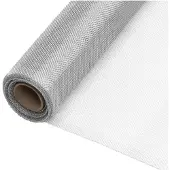vidaXL Gaas 80x1000 cm aluminium zilverkleurig