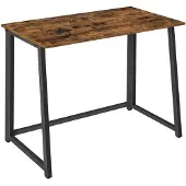 Leobert Opklapbaar bureau MAX 1.0 – Rustiek houtlook – Zwarte poten – Compact design