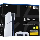 Sony Playstation 5 Slim Digital 825gb+2dualsense Console Zilver Europe PAL / EU Plug 220V