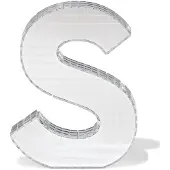 HEMA Discoletter S 10x9x10cm (zilver)