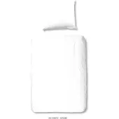 Muller Textil Peuter Dekbedovertrek Katoen Uni - white 120x150cm