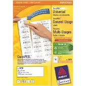 Avery Zweckform 3678 universele etiketten A4 97 x 37 mm wit (1.400 etiketten)
