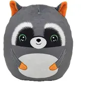 TY knuffel Squish a Boo Sneaky wasbeer pluche kussen 20cm.