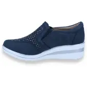 Soft Comfort Dames Mocassin | Blauw | Maat: 38
