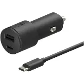 Motorola USB-oplader 45 W USB-A, USB-C Quick Charge 3.0 Zwart