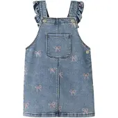 Name it Jurk 'NMFFaith' blauw denim / rosa