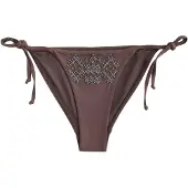 Next Bikinibroek chocoladebruin / zilver