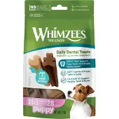 Whimzees Week Bag Puppy Kauwsnack XS - S 28 stuks