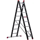 Altrex Mounter ZR 2040 Reformladder - Aluminium - 2 X 8 Sporten - Max. Werkhoogte 4,85m - Met Stabiliteitsbalk