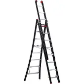 Altrex Nevada NZR 3058 Reformladder - Aluminium - 3 X 8 Sporten - Max. Werkhoogte 6,6m
