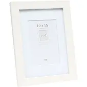 Deknudt Frames fotolijst - wit met passe-partout - 7x10 / 10x15 cm