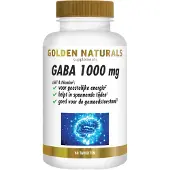 Golden naturals Gaba 1000mg (60 tabletten)