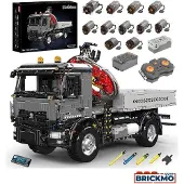 Mould King 19016 – Vrachtwagenkraan – Transportvoertuig – Bouwpakket – Gemotoriseerd – Technic Serie