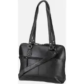 The Chesterfield Brand Novum Koffer Leer 35 cm Laptop compartiment zwart
