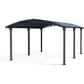Canopia Palram |- Carport Arcadia - Enkel - Donkergrijs/brons - 507x360cm