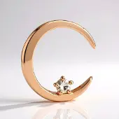 Cavill - Zilveren hanger 925 sterling zilver roségoud verguld - I1 Argyle Rose de France diamant 0,055 ct - Ronde briljant - Elegante luxe dameshanger