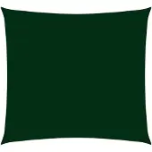 vidaXL Zonnescherm vierkant 6x6 m oxford stof donkergroen