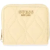 GUESS portemonnee Maxine SLG Zip Around Wallet Pale Yellow Lichtgeel
