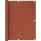 vidaXL Balkonscherm 120x300 cm HDPE terracotta